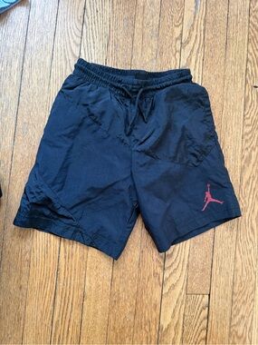 Jordan Black Swim Trunks - Size 8-10